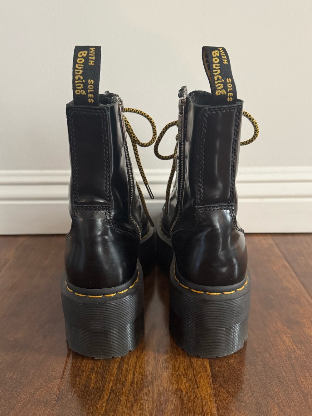 Dr Martens Jason Max Platform Boots - Black Size 7 - Picture 7 of 9